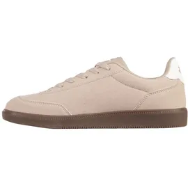 lotto Sneaker LOTTO, Damen, Gr. 40, weiß (taupe, weiß), Synthetik, unifarben mit Farbeinsatz, Schuhe Sneaker, - auch in Kindergrößen erhältlich