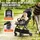 Vevor Kinderwagen 71 x 44 x 107cm, mit 95°-175° verstellbarer Rückenlehne und 0/90° verstellbarer Fußstütze und Ein-Klick-Faltfunktion, Kinderbuggy mit Getränkehalter und Tragetasche, Dunkelgrau