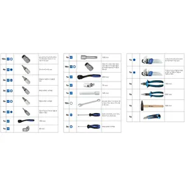 BRILLIANT TOOLS Universal-Werkzeug-Satz 95-tlg.