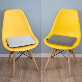 Dune Design Sitzkissen 35 x 35 x 3 cm grau 2-tlg.