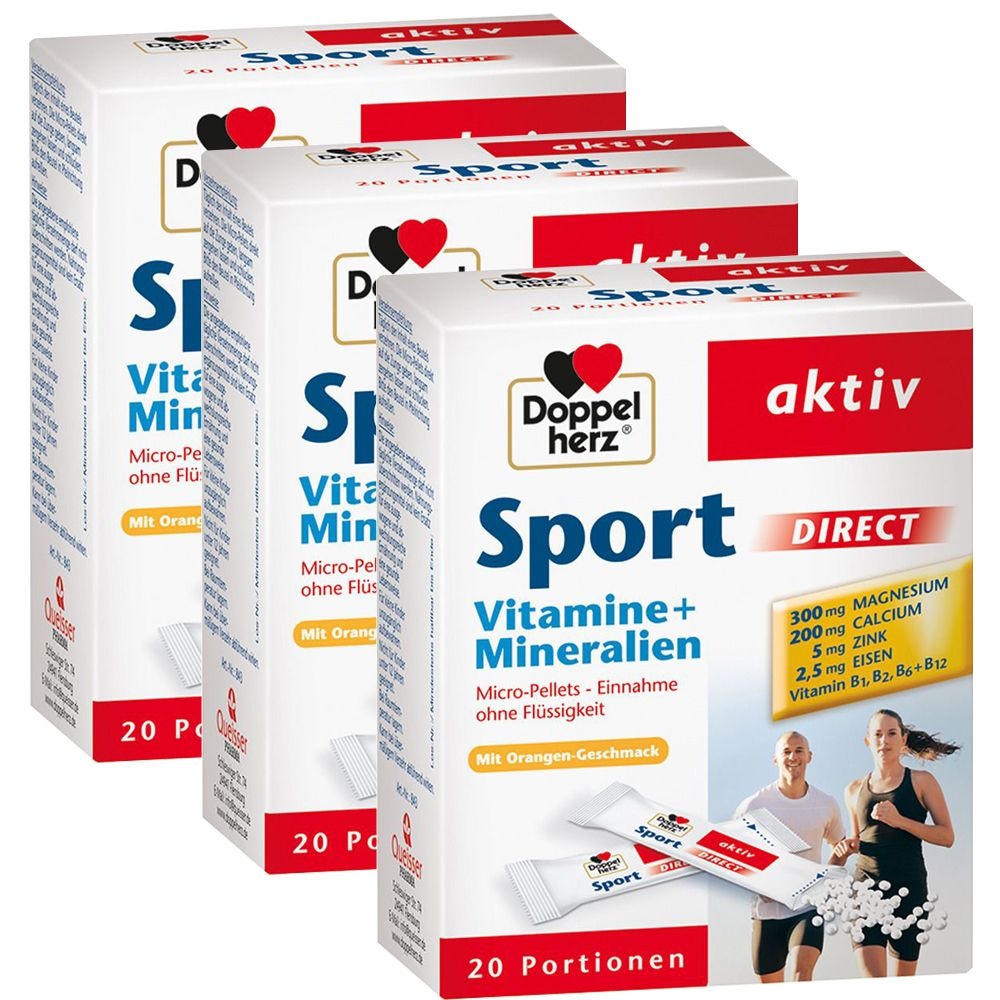 Doppelherz® Sport Direct Vitamine + Mineralien