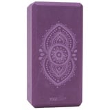 Yogistar Yogablock Basic Art Ajna Chakra Yoga Aubergine Stabil Yogistar EINHEITSGRÖSSE