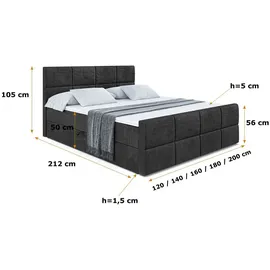 altdecor ARDENI-Z 200 x 200 cm H4 Schwarz