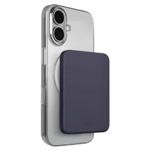PURO Ultradünne MagSafe USB-C-kompatible Powerbank – Grau