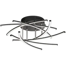 Fischer & Honsel Deckenleuchte Cross TW«, Metall, 4,5 W - schwarz