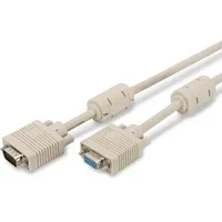 Digitus ASSMANN VGA Verl.-kabel HD15 3.0m 3Coax/7C 2xFerrit beige
