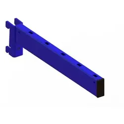 Kragarm vierkant 500x70x30mm 430kg enzianblau RAL 5010 KF.besch. Kunststoffkappe - enzianblau