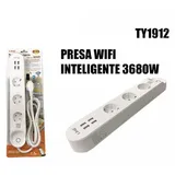 Intelligente Steckdose Wifi Hausautomation Android Ios 4 Usb 16A 3680W Ty1912