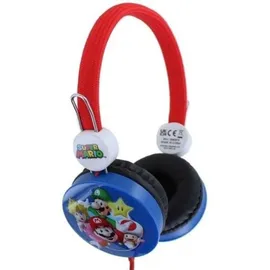 OTL Super Mario Friends Rot/Blau Kinder-Kopfhörer