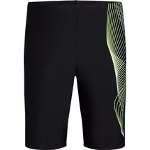 Energetics Kinder Badehose BLACK/GREEN Lime 128