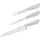 Tefal Precision Messerset 3-tlg. Kochmesser 15 cm/Universalmesser 12 cm/Schälmesser 9 cm grau