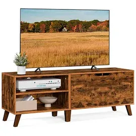 VASAGLE LTV027X01 Lowboard 140,0 x 40,0 x 50,0 cm Braun Spanplatte