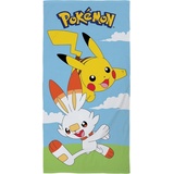 Halantex POKEMON PIKACHU Duschtuch Strandtuch Badetuch 70 x 140 cm