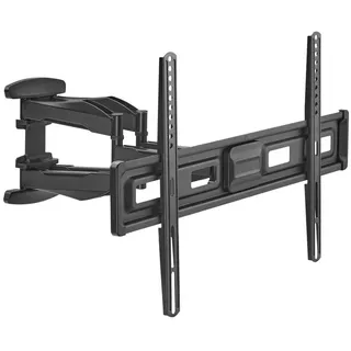Bontec TV Wandhalterung für Zoll Bildschirme bis zu 60kg, Wandhalterung Fernseher Schwenkbar Neigbar Universal TV Halterung für Flach & Curved Fernseher & Monitor, Max VESA 600x400mm