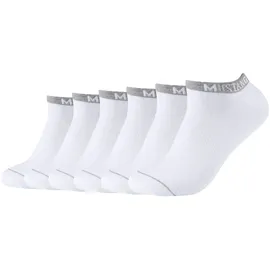 Mustang Sneakersocken 6-Paar Weiß 43-46