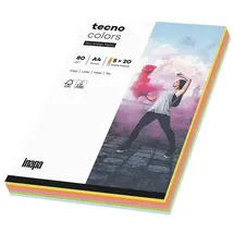 Inapa tecno colors A4 80 g/m2 100 Blatt mixed pastell