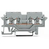 WAGO 279-621 Durchgangsklemme 4mm Zugfeder Belegung: L Grau