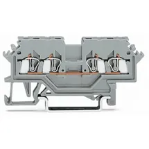 WAGO 279-621 Durchgangsklemme 4mm Zugfeder Belegung: L Grau