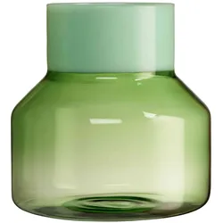 Design Letters - Generous Vase medium, milky green / green