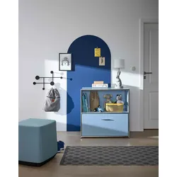 Bosse Solutions Sideboard Le Corbusier Hellblau Chrom- Schnelllieferprogramm
