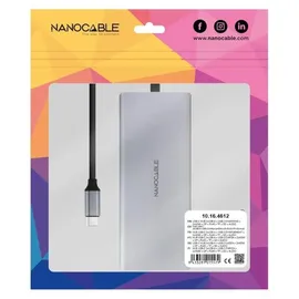 NANOCABLE Grau 100 W - Grau