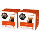 Nescafé DOLCE GUSTO Caffè Lungo, Kaffe, KaffeKAPSEL, 2er Pack, 2 x 16 KAPSELN