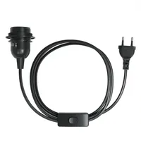 EAZY CASE - Lampenfassung E27 mit Kabel [MIT SCHALTER]