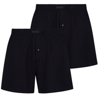 bruno banani Weiter Boxer »Loose Fit«, (2er Pack), mit Knopfleiste Bruno Banani schwarz/schwarz