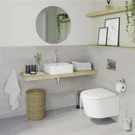 Lenz Badaccessoire-Set Silber