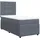 vidaXL Boxspringbett 180 x 200 cm Dunkelgrau