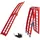 Baumarktplus TRUTZHOLM 1 x Auffahrrampe Klappbar 180 cm Traglast 340 kg Rot