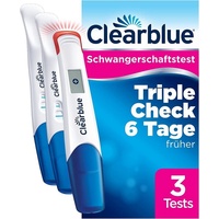 Clearblue Triple Check Schwangerschaftstest, 3 Stück