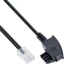 InLine InLine® TAE-F Kabel für DSL-Router, TAE-F Stecker an RJ45 8P2C, 25m