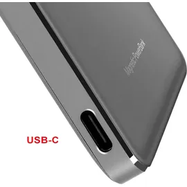 OnePlus Slim Magnetic Power Bank 5000 mAh, harmaa - Grau
