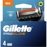 Gillette Gillette, Rasierklingen, ProGlide Rasierklingen für Männer mit 5 Anti-Friction-Klingen für eine gründliche und (4x)