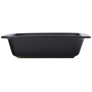 Maxwell & Williams Auflaufform eckig, 2200 ml – Caviar Black – 29x25x7,5 cm Schwarz matt – Keramik in Geschenkbox