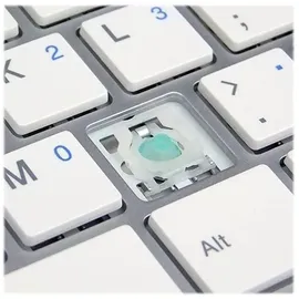 R-Go Tools Compact Tastatur BE weiß RGOECBEW