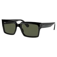 Ray-Ban RB2191 Inverness 901/31 Sonnenbrille Schwarz glänzend Grün Gr. 54 - 54 (M)