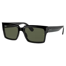 Ray-Ban RB2191 Inverness 901/31 Sonnenbrille Schwarz glänzend Grün Gr. 54 - 54 (M)