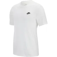 Nike Sportswear Club Herren-T-Shirt White/Black XS