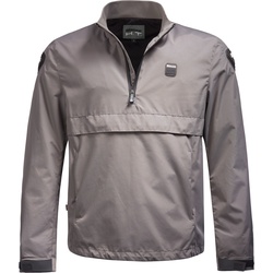 Blauer Spring Pull Motorrad Textiljacke, grau, Größe 3XL für Männer