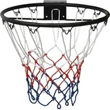 vidaXL Basketballring Schwarz 45 cm Stahl