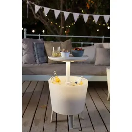 KETER Illuminated Cool Bar 57 x 49,5 x 49,5 cm Weiß