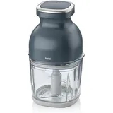 Kela Zerkleinerer Split Glas dunkelgrau 12,5x12x22,5cm 0,8l