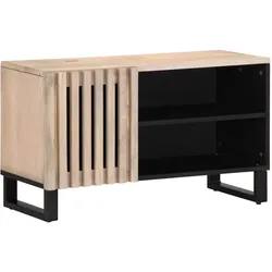 TV-Schrank 80x34x46 cm Massivholz Mango