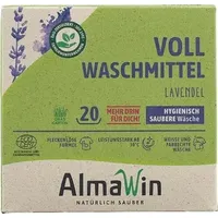 AlmaWin Vollwaschmittel Lavendel 2x4,6kg, 88 Waschladungen, mit Waschkraftverstärker, vegan