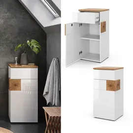 Vicco Midischrank Eden Weiß 40 x 84 cm