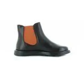 Fly london Stiefelette in Schwarz/Rot - Gr.: 42