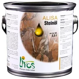 Livos Alisa Steinöl 202 Grau 0,75 l