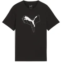 Puma T-Shirt »ESS+ LOGO LAB GRAPHIC TEE B«, schwarz